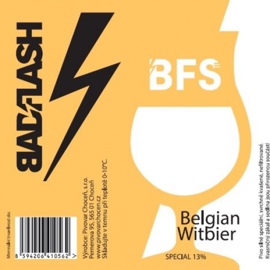 Bad Flash / Splávek BFS Belgian Witbier 0,75 L